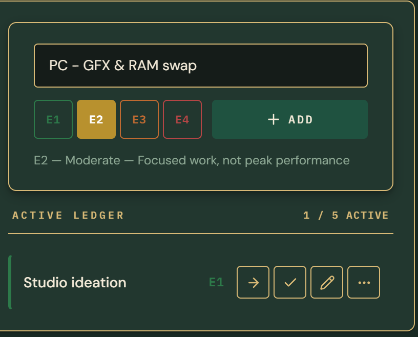 EMRALD in dark theme — create a project and start a session against it